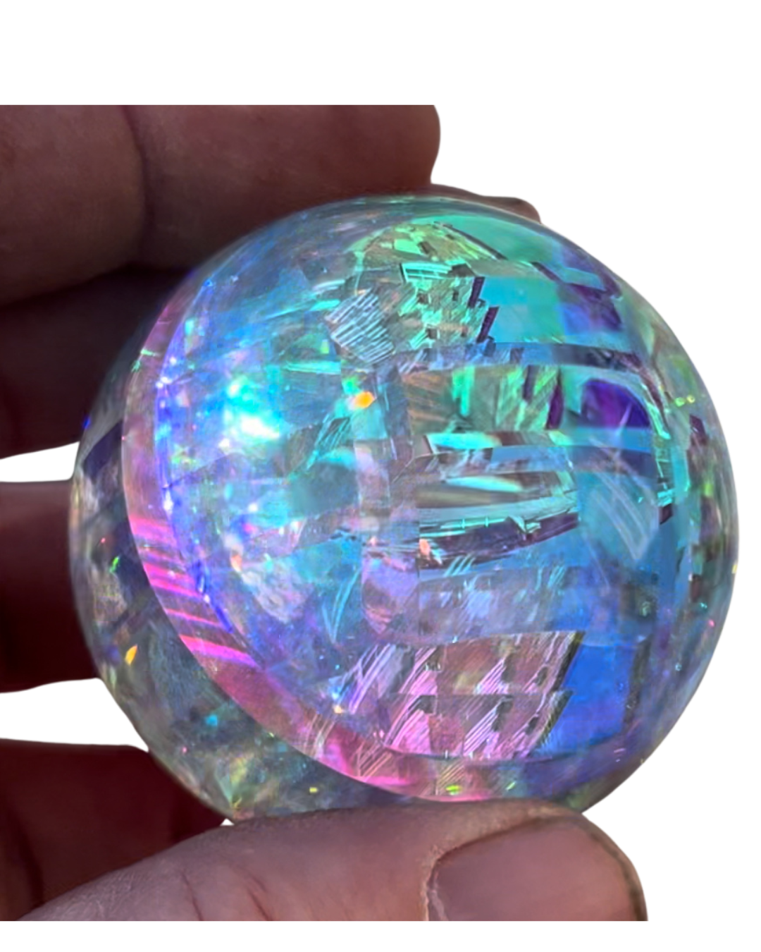 marble dichroic art glass