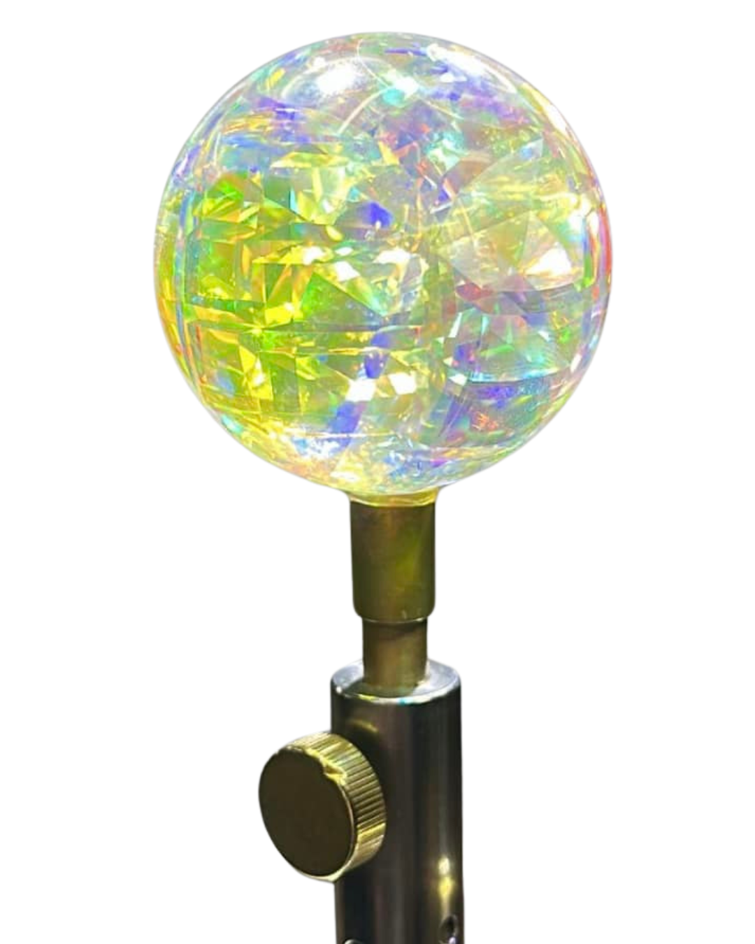 opalescent glass art sphere