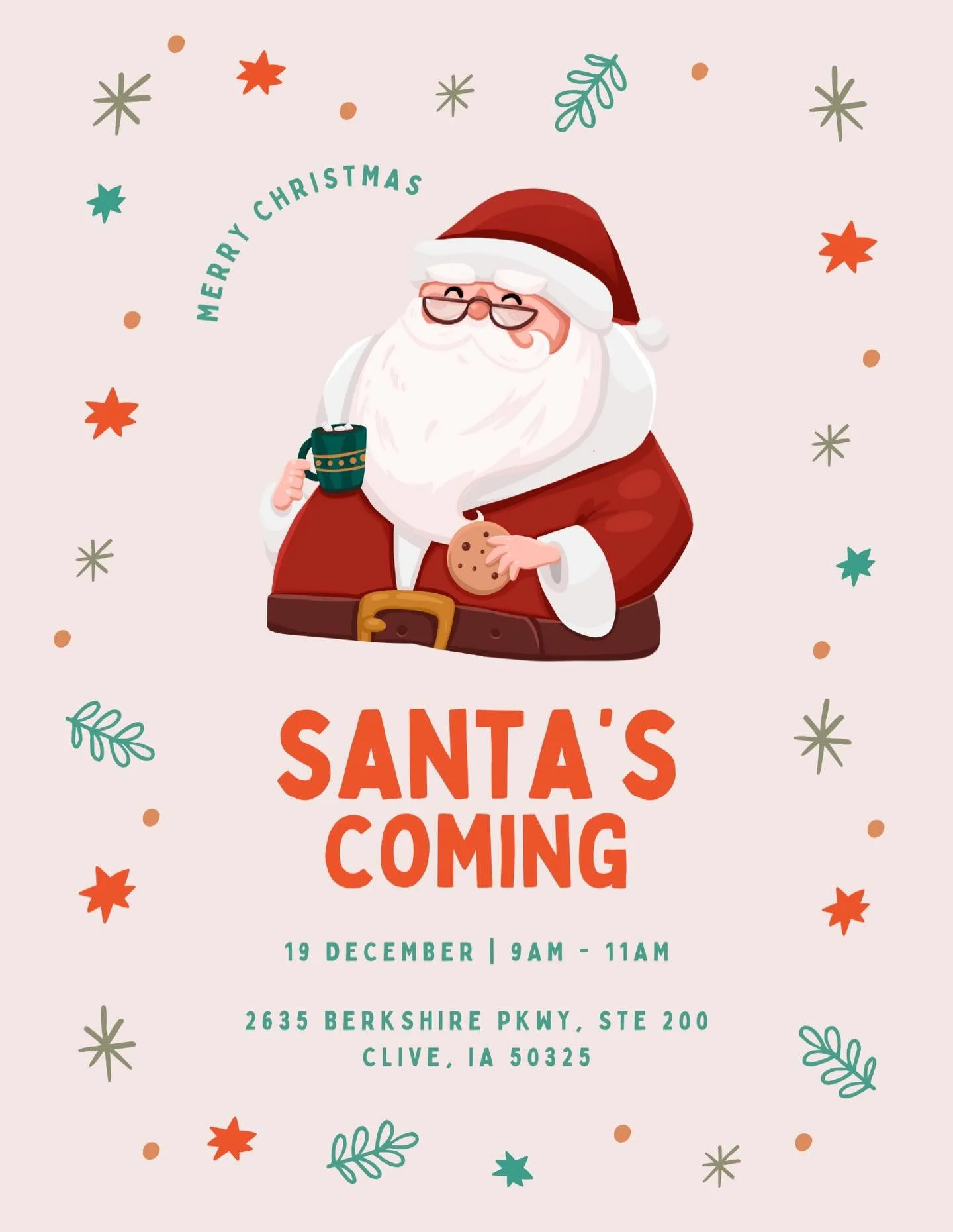 SANTA! OMG! SANTA! HERE?! I KNOW HIM! I KNOW HIM! 🎅🏽