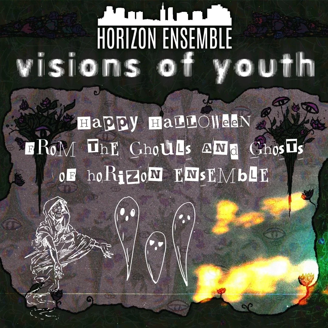 Happy Halloween! Have a fun time, and then come to our concert next weekend!