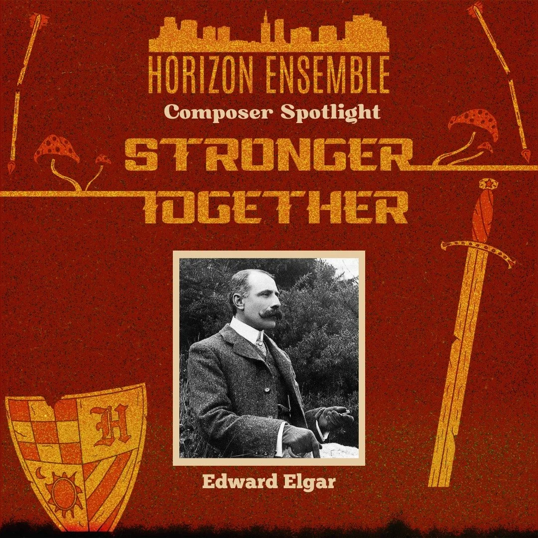 Woah, check out that mustache! It's Edward Elgar! If you've ever been to a graduation in the United States, you've almost certainly heard his Pomp and Circumstance Marches. Elgar was born near Worcester, England in 1857. He was raised playing violin 