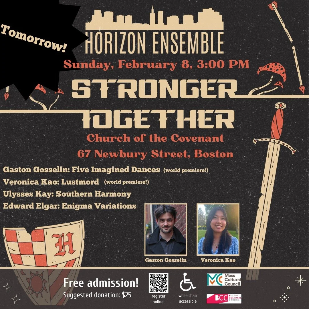 Stronger Together is just a day away! Come hear some great music and reflect with us on ideas of musical community and what it means to come together. In addition, we are having a food and clothing drive for Women's Lunch Place. Bring Non-perishable 