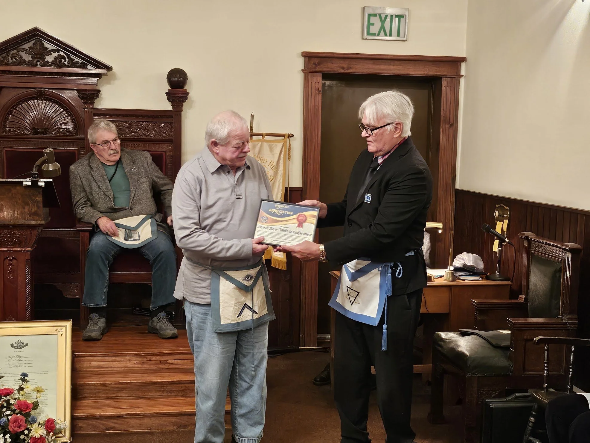 Presentation by VW Bro. Roger Campbell