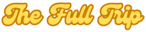 Text reads "The Full Trip" in yellow, stylized font.