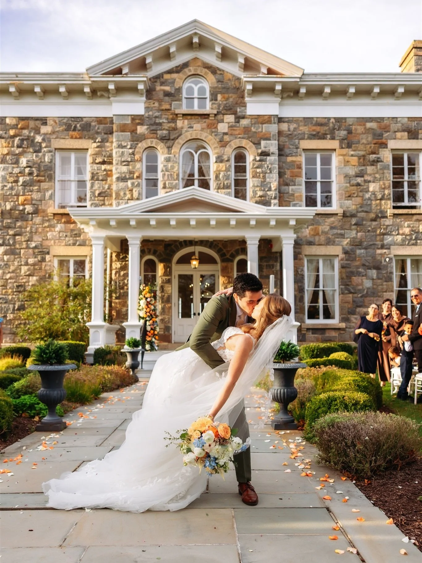 This was a perfect fall day on the East End, with the sun just beginning to set after their ceremony, opening the door to the most beautiful light for portraits.

Captured as an associate shooting for @seelyphotography_fleurdelees