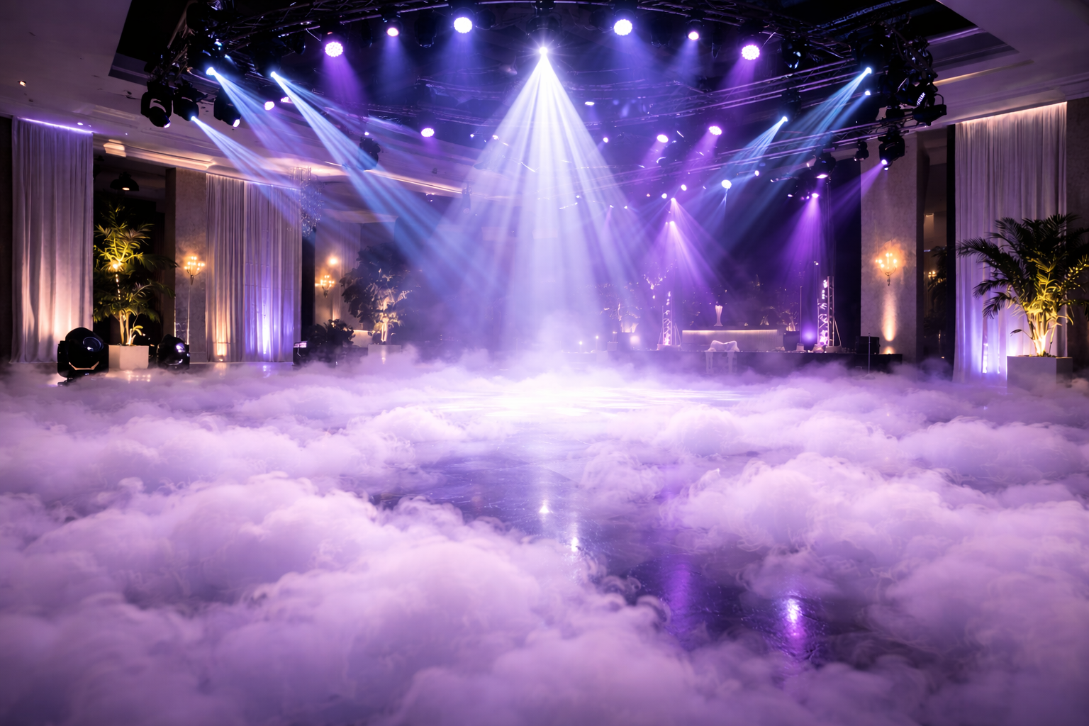 allestimenti eventi Roma, scenografie eventi Roma, effetti speciali matrimonio Roma, fumi colorati matrimonio Roma, nuvole primo ballo Roma, laser show eventi Roma, effetti scenografici eventi Roma