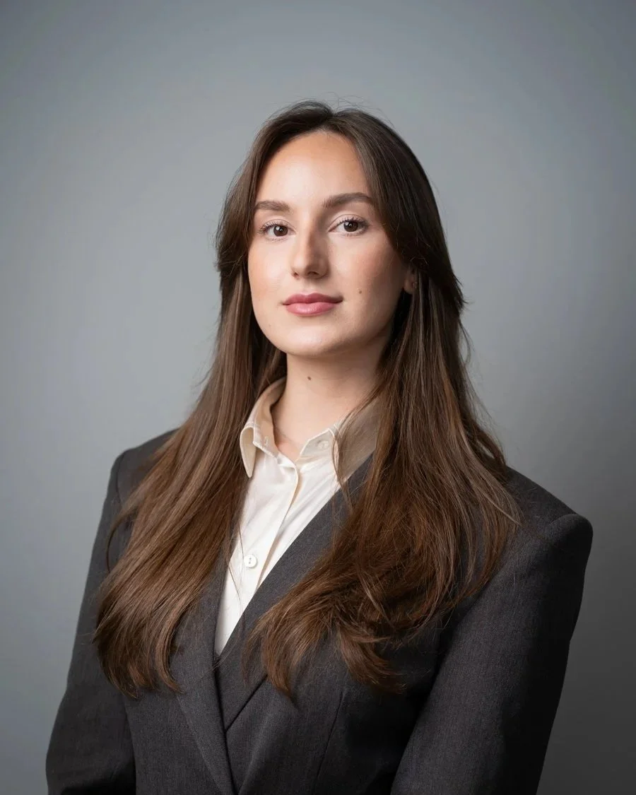 Female executive headshot photographed on location in London