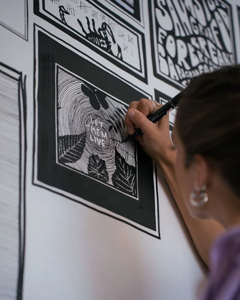Artists process photography