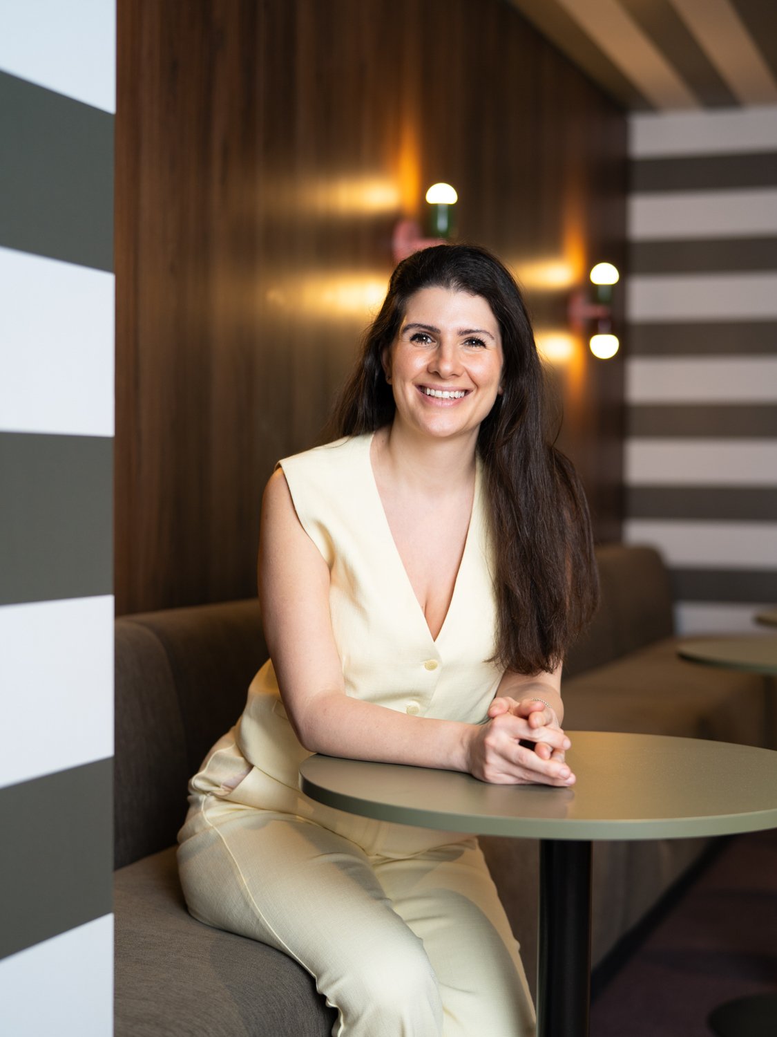 Company team photography London, male and female professionals, matching background