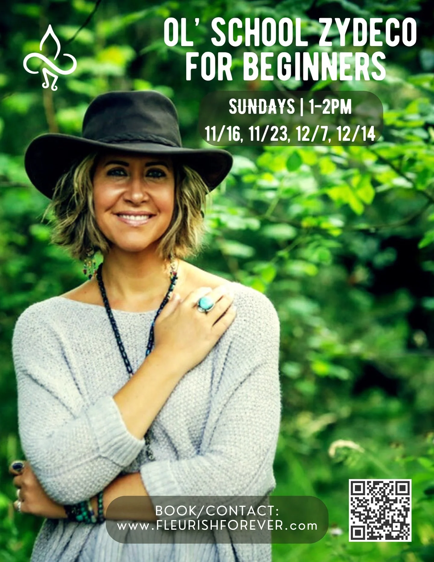 We have exactly 5 🖐️ spots left for this workshop! JOIN TODAY!! 💃🏻🔥🪗

Dance Coach @moriahhargrave 

#ZydecoDanceLessons #BeginnerZydeco #FleurishForever