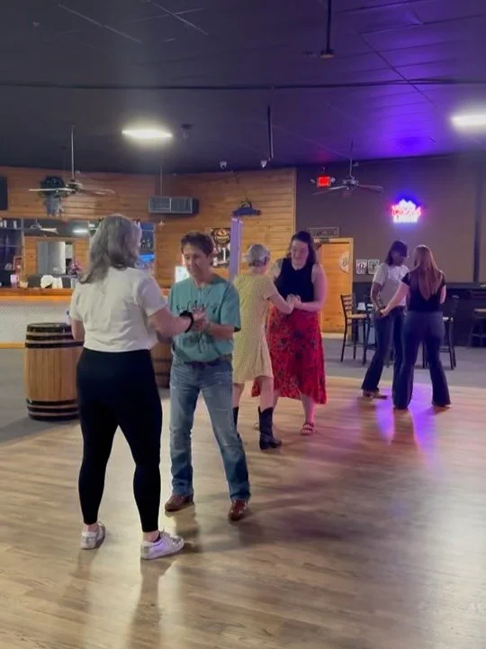Fridays are for dancing! 🙌💃🏽🤠 Join us weekly to dance &amp; learn!! 🪗🎻🥁

#cajundancelessons #jitterbug #fleurishforever