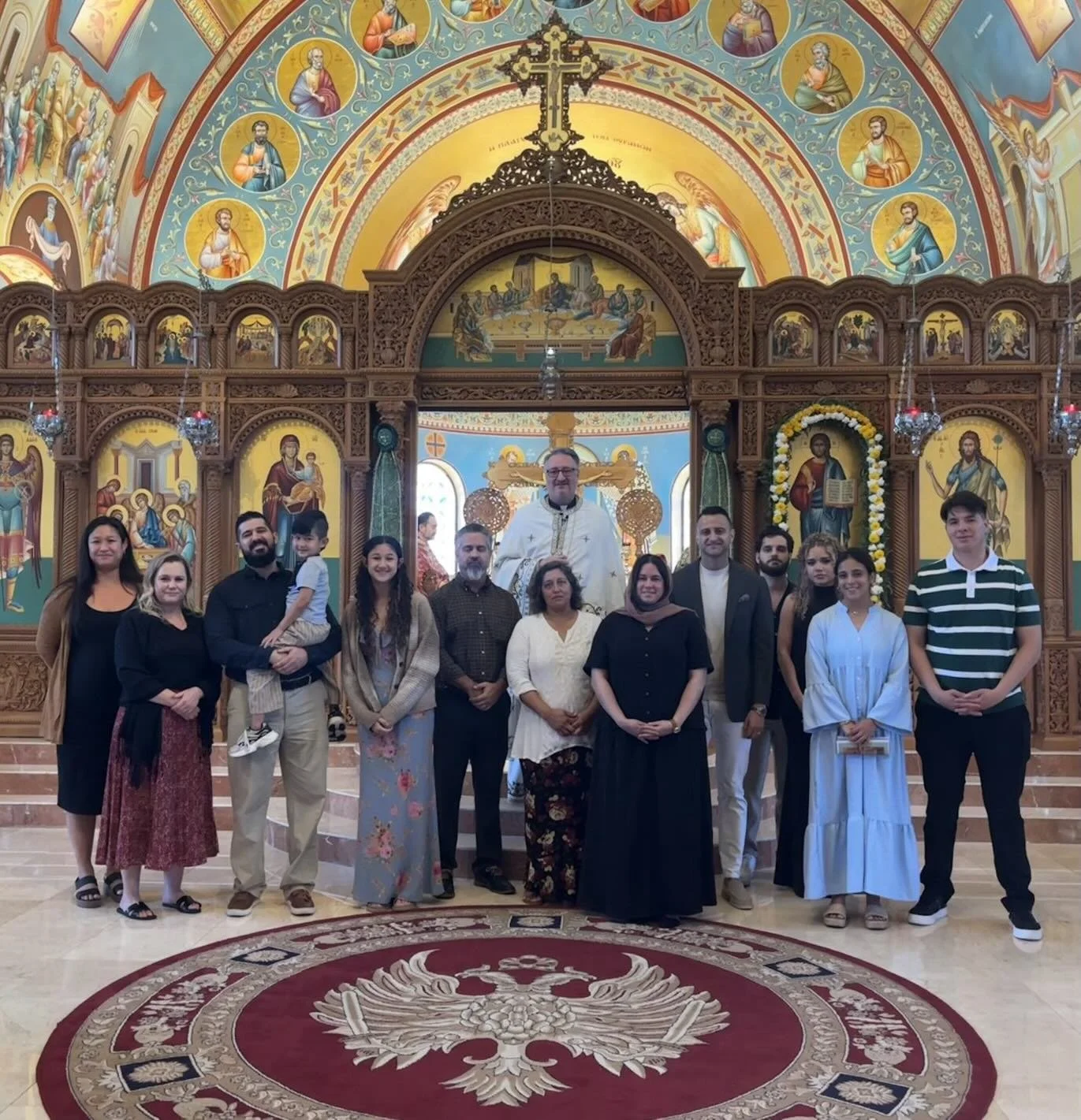Welcoming our Catechumens.