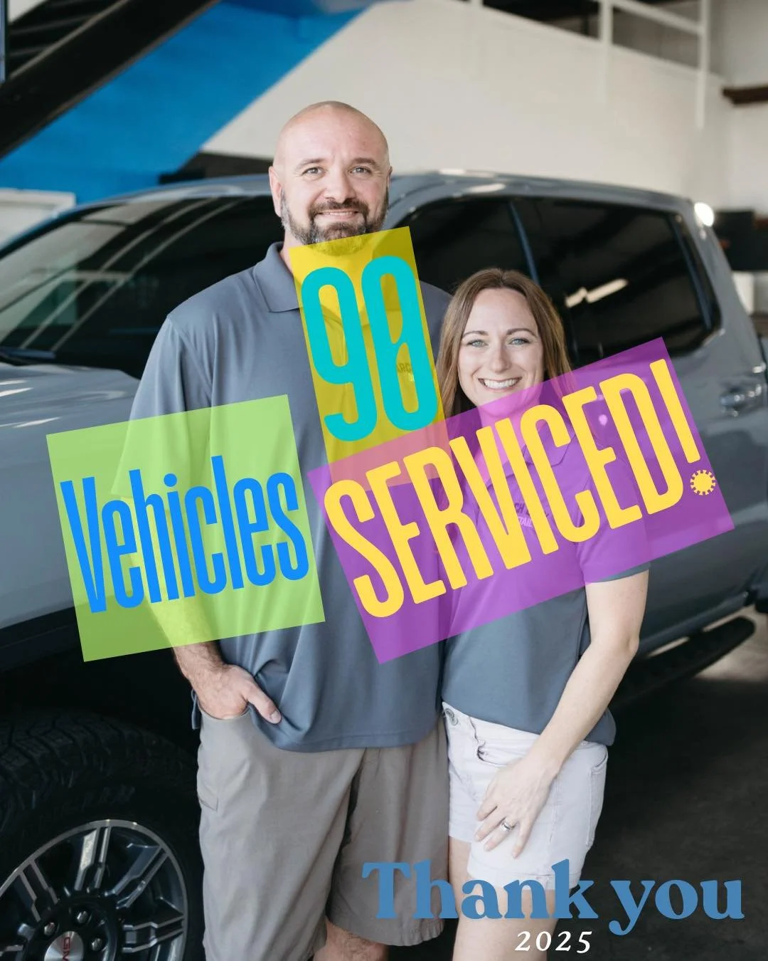 Thank you for a great first year open! We serviced 9️⃣0️⃣ vehicles since opening in June. 

🥳 We look forward to an amazing 2026!  #new #year #newyear #stlouis #stlouismo #smallbusinessbigdreams