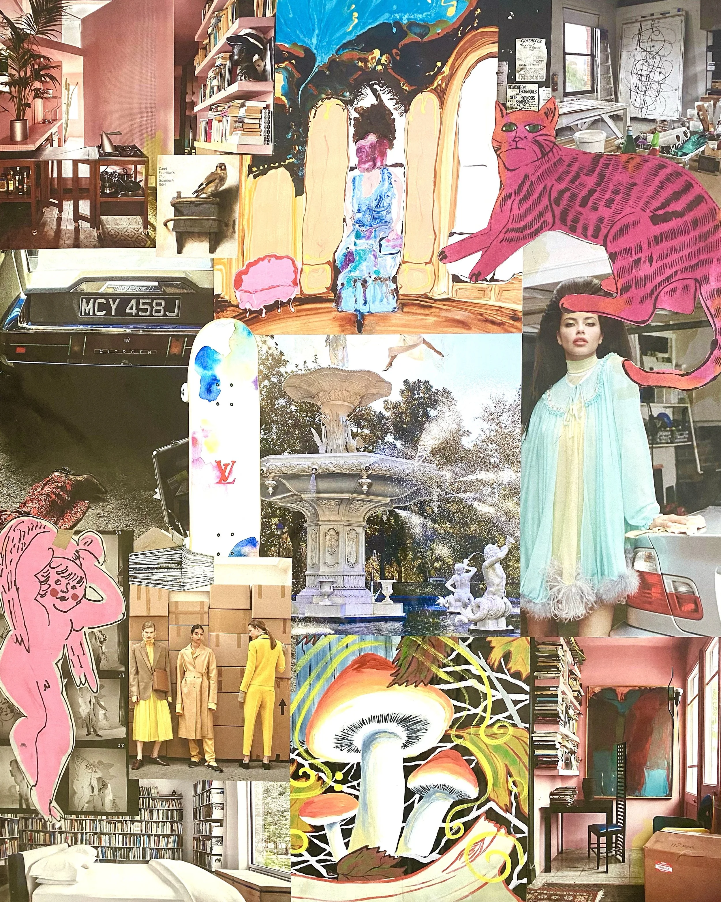 A moodboard created by Liz Keeter.