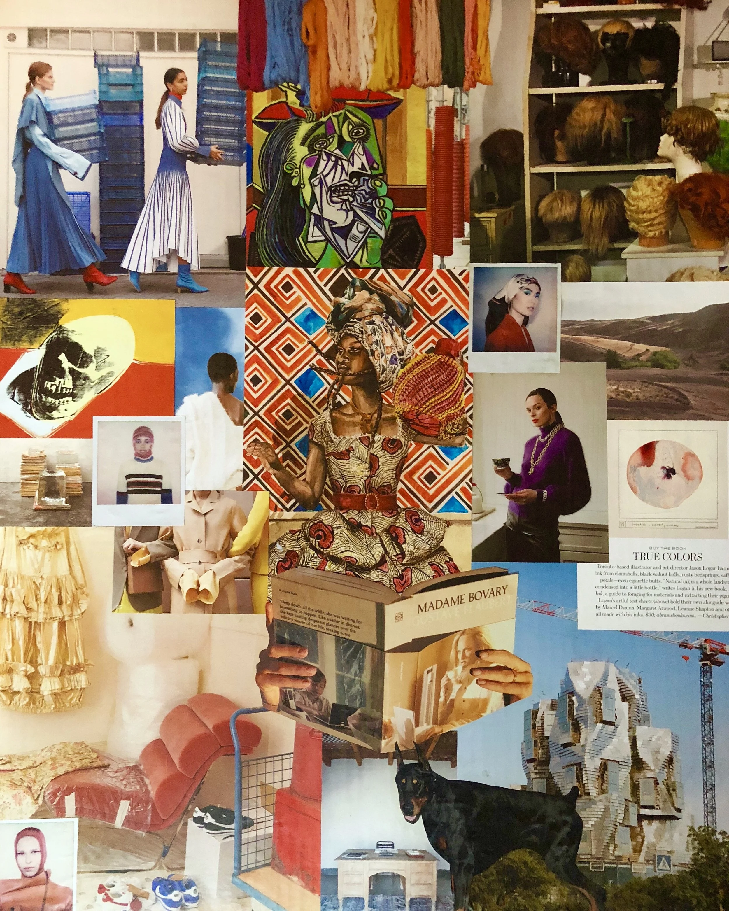 A moodboard created by Liz Keeter.