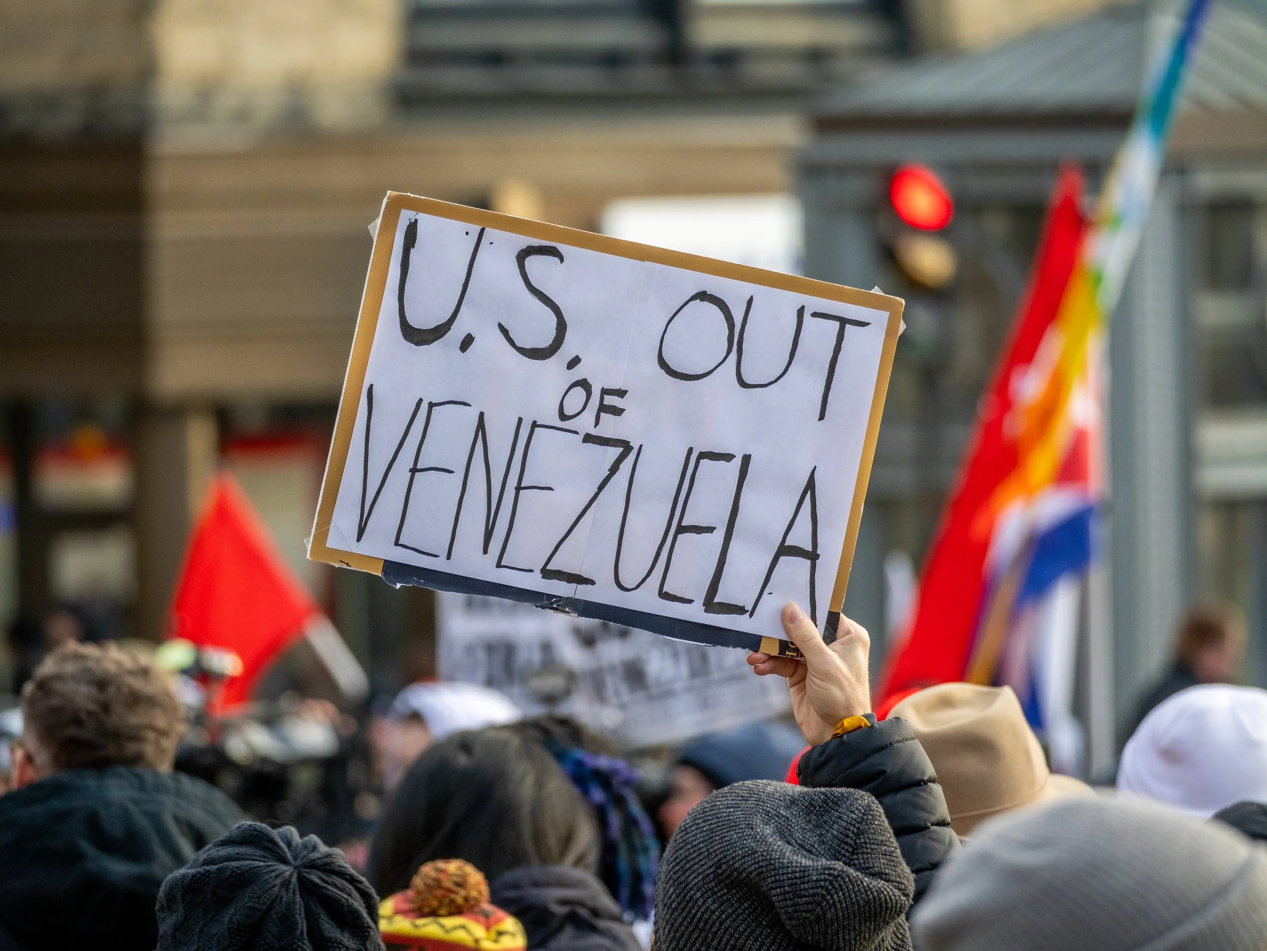 Emergency Protest Against Action in Venezuela