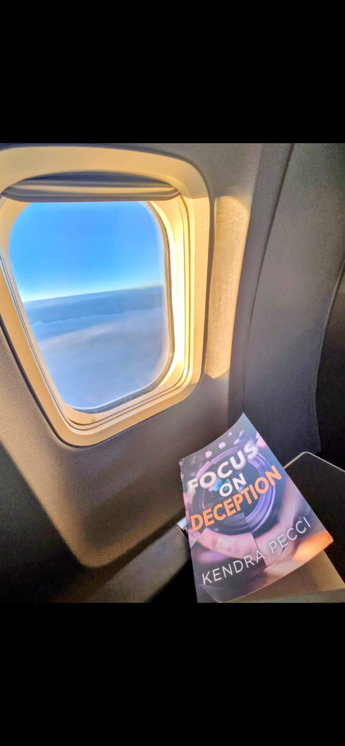 FOCUS ON DECEPTION on a plane