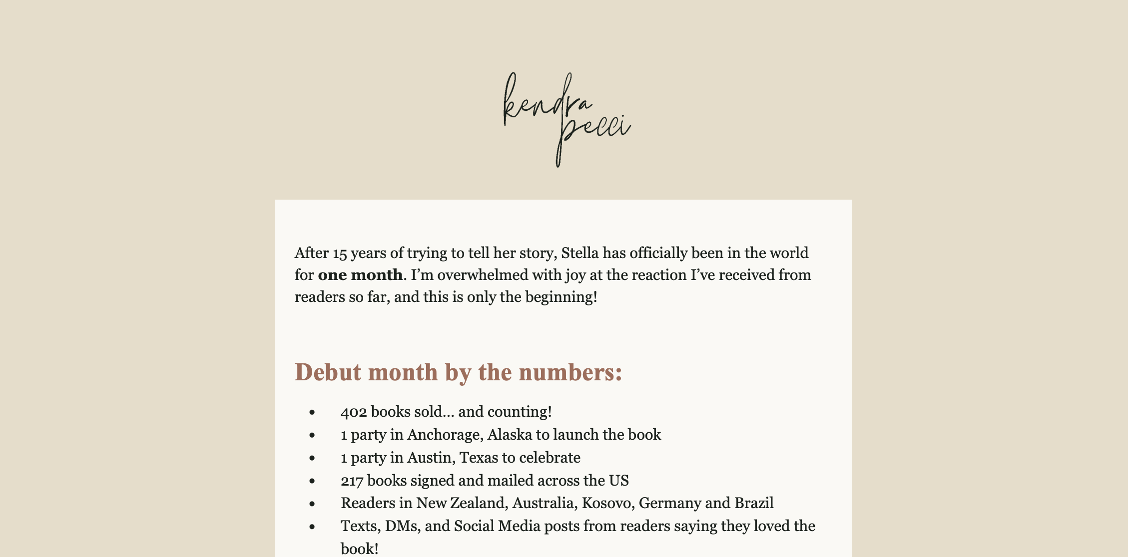 Stella is 1 month old today! 🎉 🎂 💫