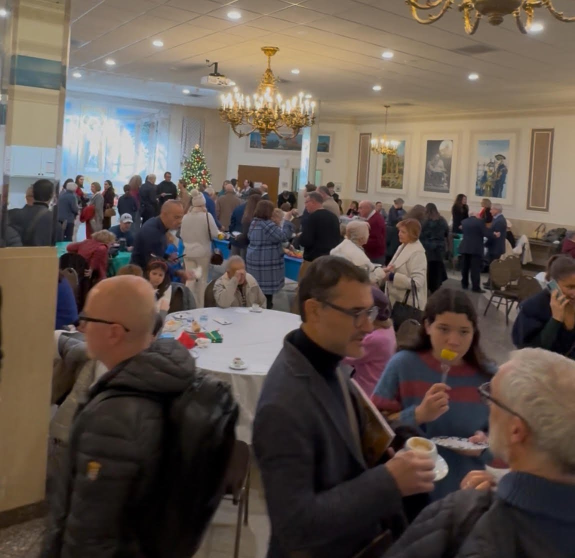 The prophet (a homeless woman) in my parish basement. 