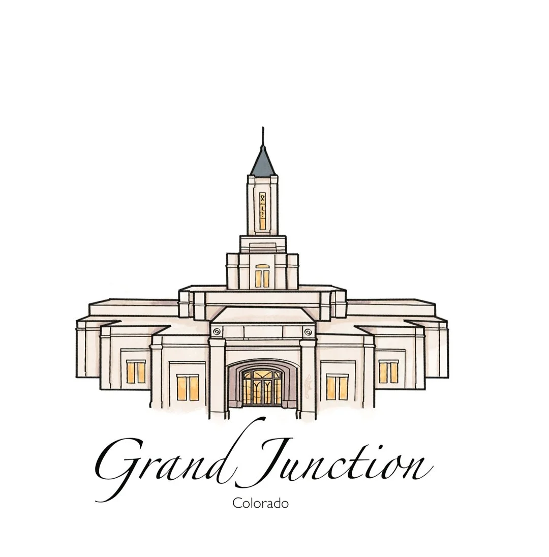 Grand Junction Colorado Temple Print