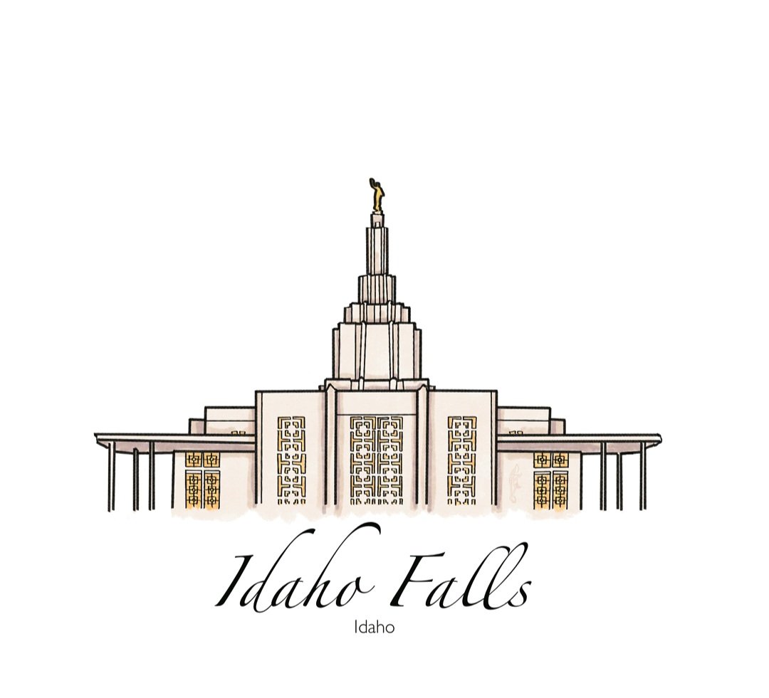 Idaho Falls Idaho Temple Print