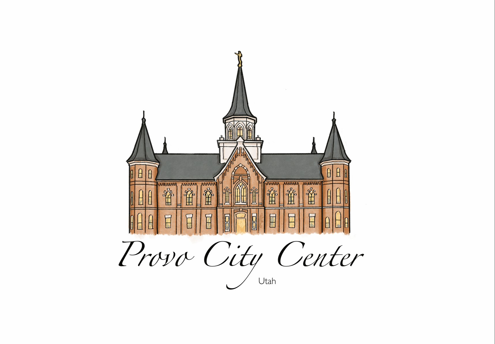 Provo City Center Utah Temple Print