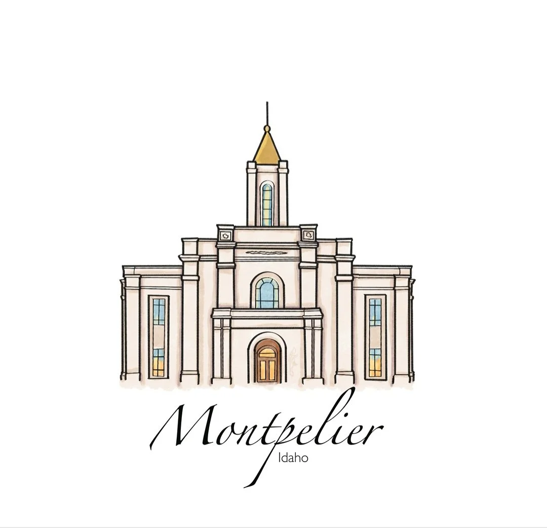 Montpelier Idaho Temple Print
