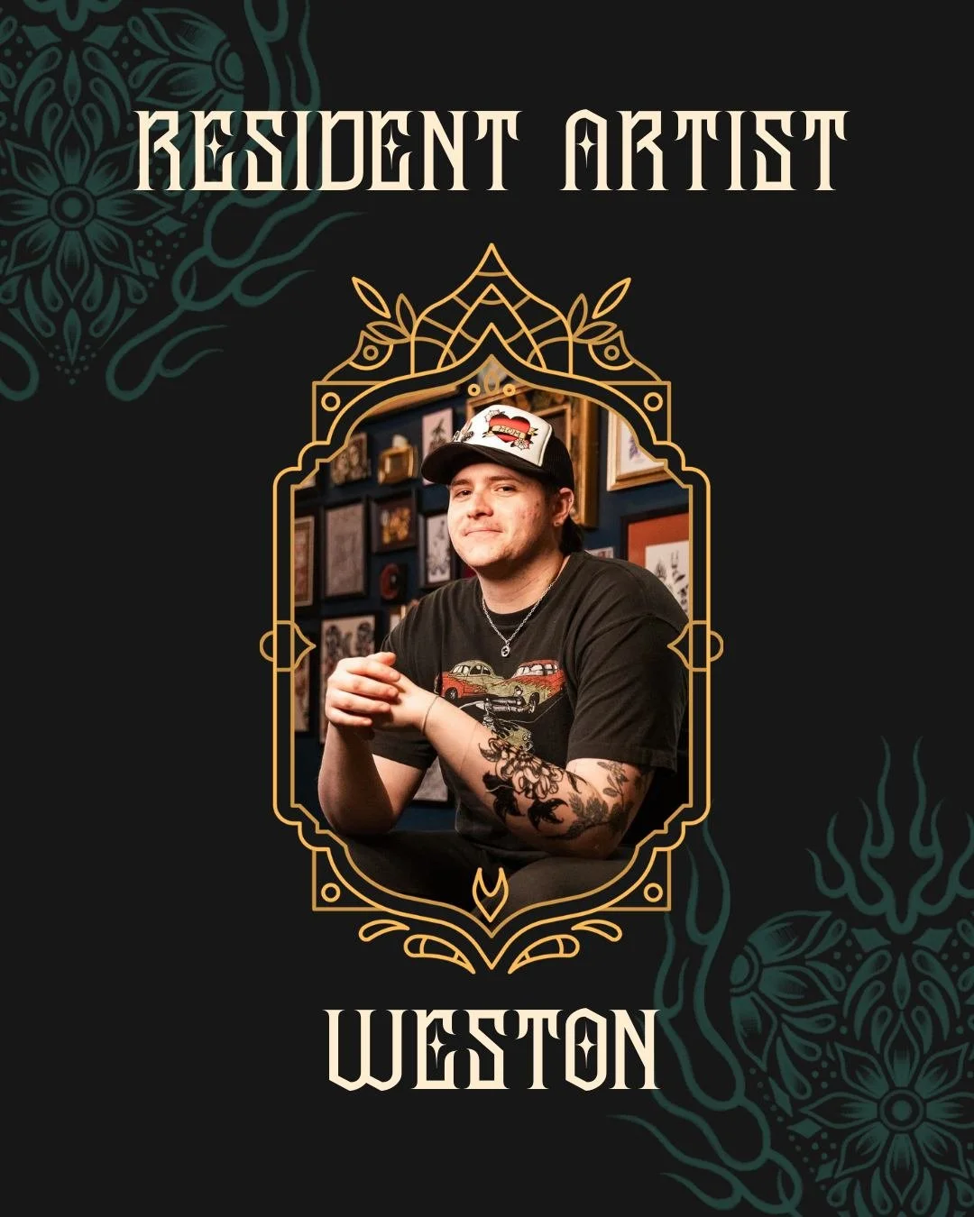 This week&rsquo;s Artist Spotlight is @westong.tattoo ✨

Weston is Andromeda Studio&rsquo;s Shop Manager and resident artist, bringing his own flare to bold, timeless American traditional. From punchy pops of color to clean, confident linework... his