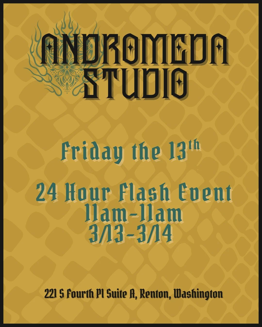 Just 3 days to go! Get a sneak peek at some of our ALL NEW killer flash designs before our 24-hour flash event hits. 

Which one are you snagging? 🔥

 #FlashTattoo #Countdown #SneakPeek #fridayThe13th #RentonTattoo