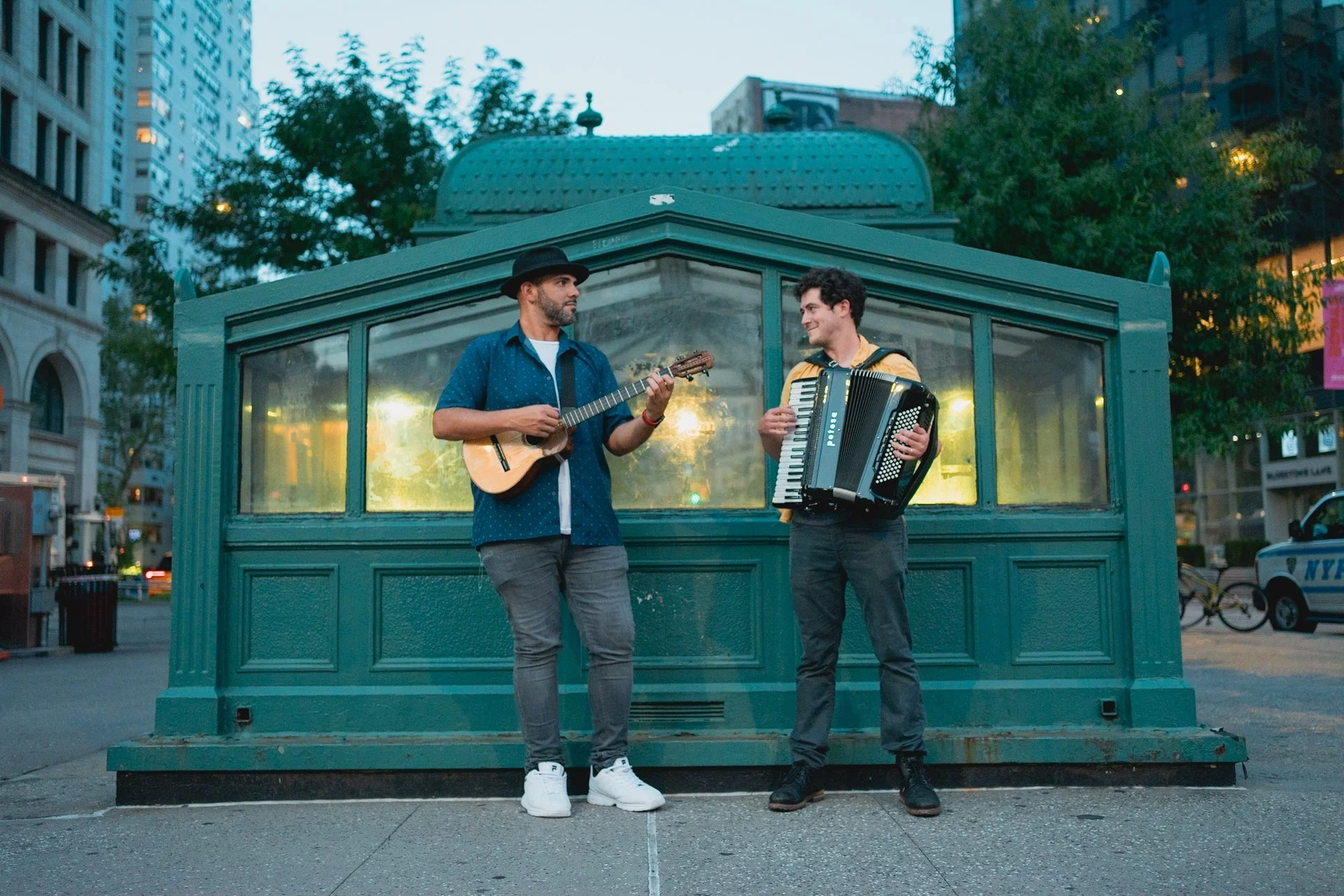Sam Reider &amp; Jorge Glem with Munir Hossn