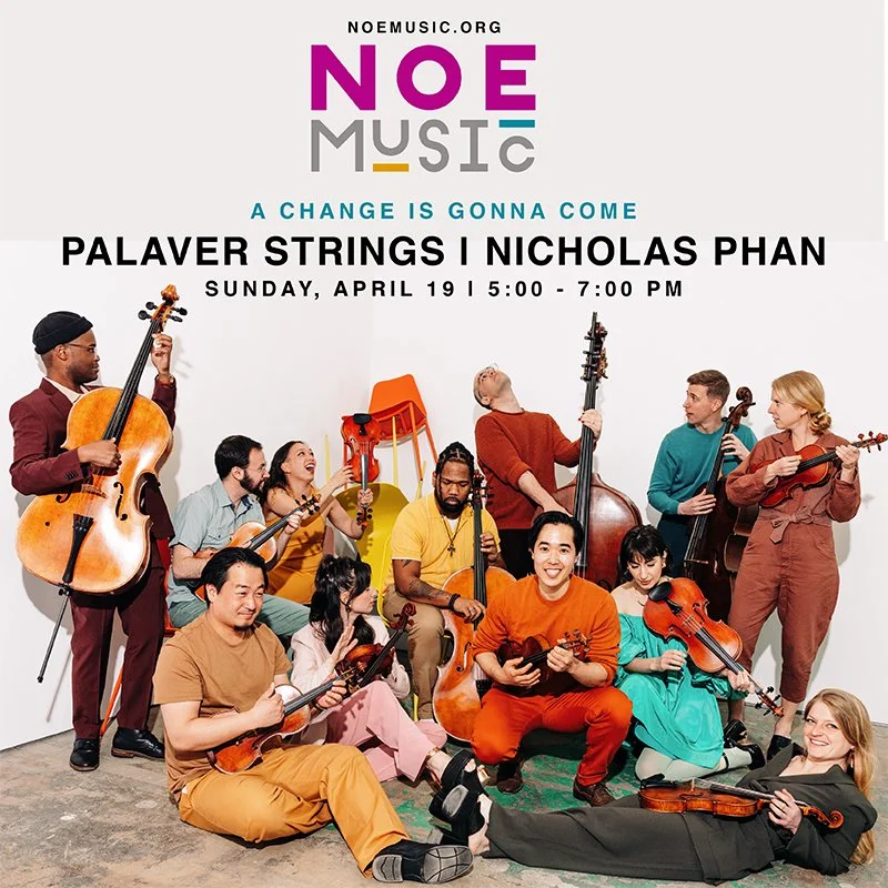 Few tickets remain! Join us on Sunday, April 19 as the 13-member Palaver Strings from Portland, Maine and Bay Area superstar, GRAMMY-winner Nicholas Phan join forces for "A Change Is Gonna Come", a stirring exploration of America&rsquo;s ri