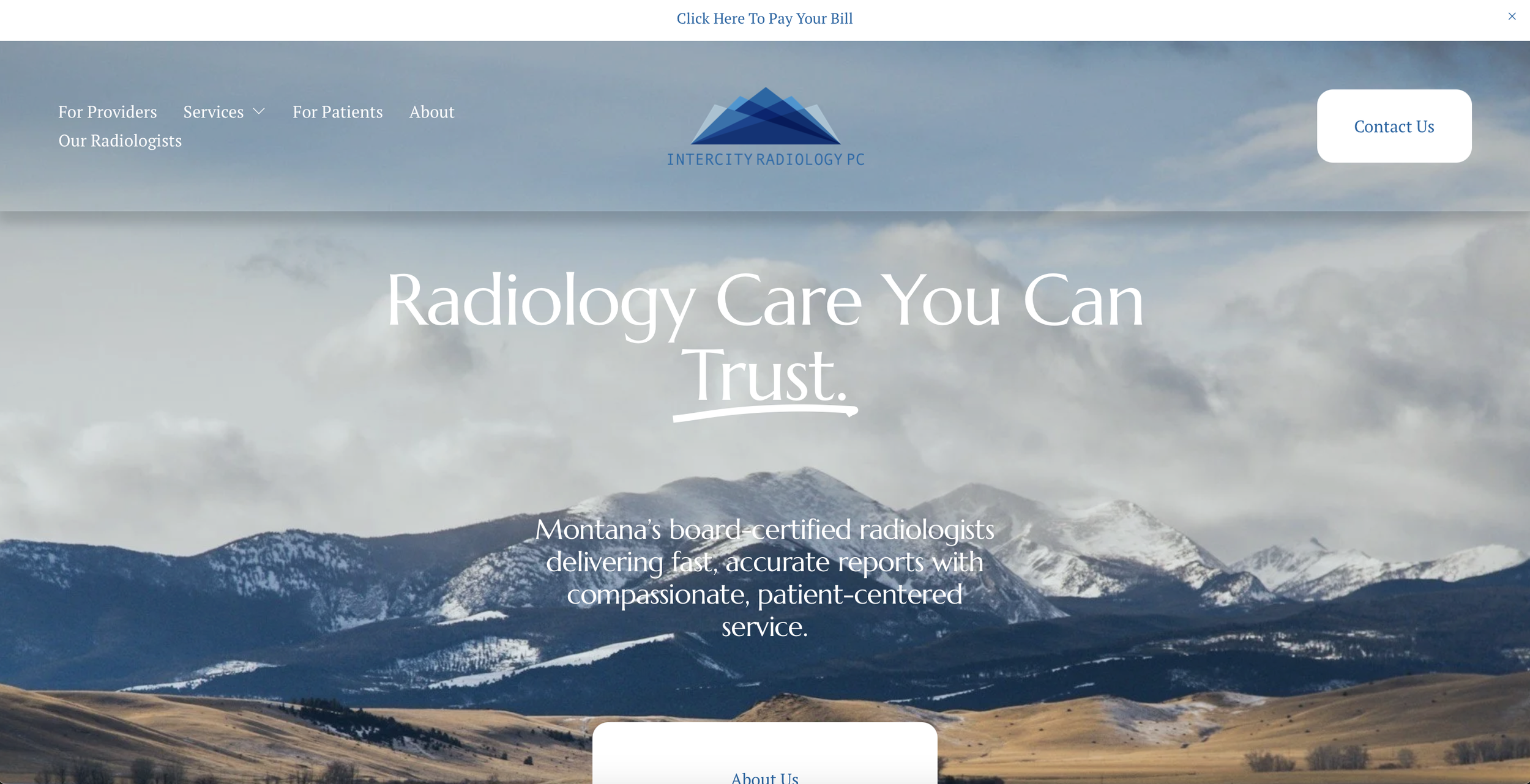 Intercity Radiology – Building Credibility &amp; Referral Flow