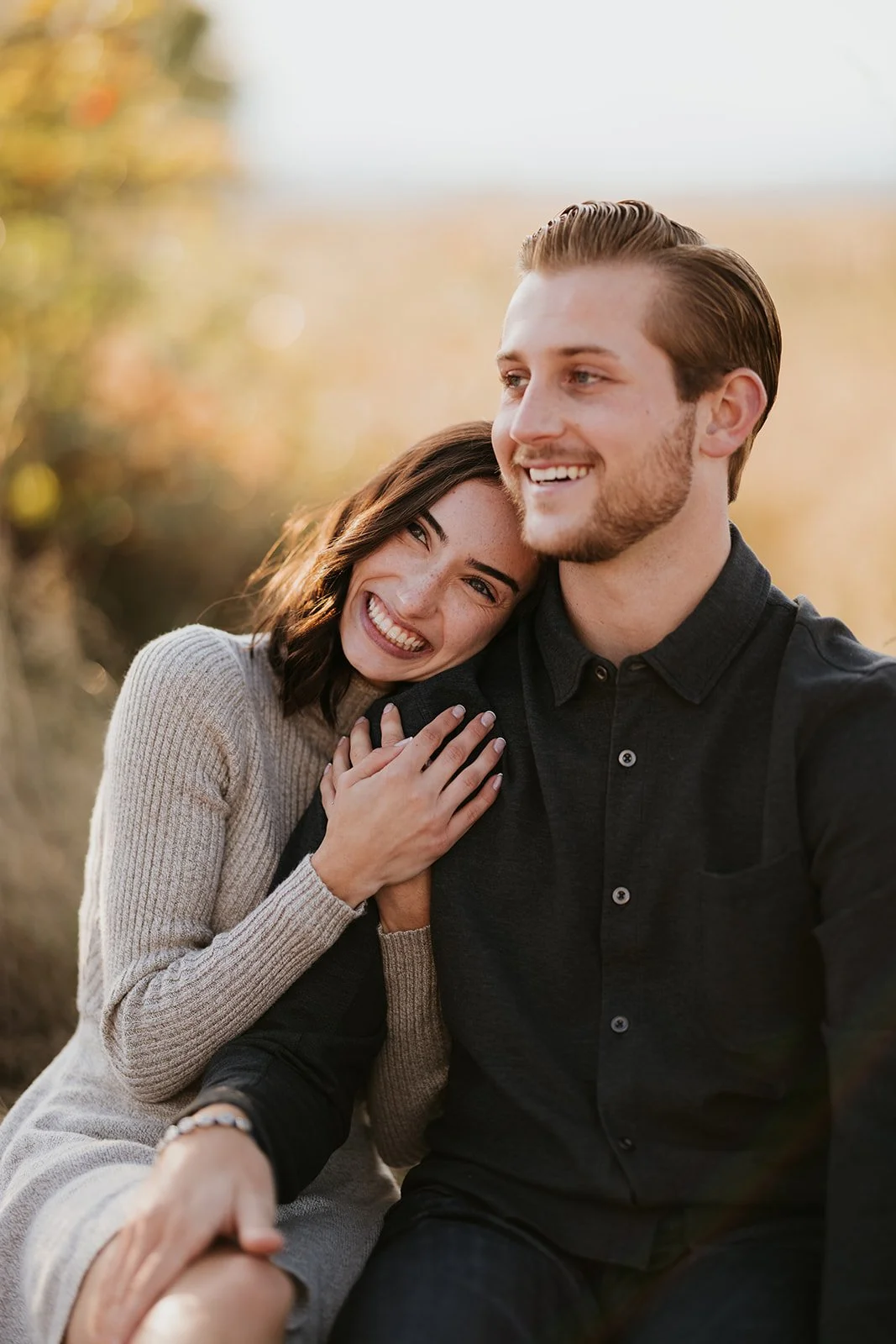 SEATTLE ENGAGEMENT SESSION AT DISCOVERY PARK | SOPHIA + BRANDON