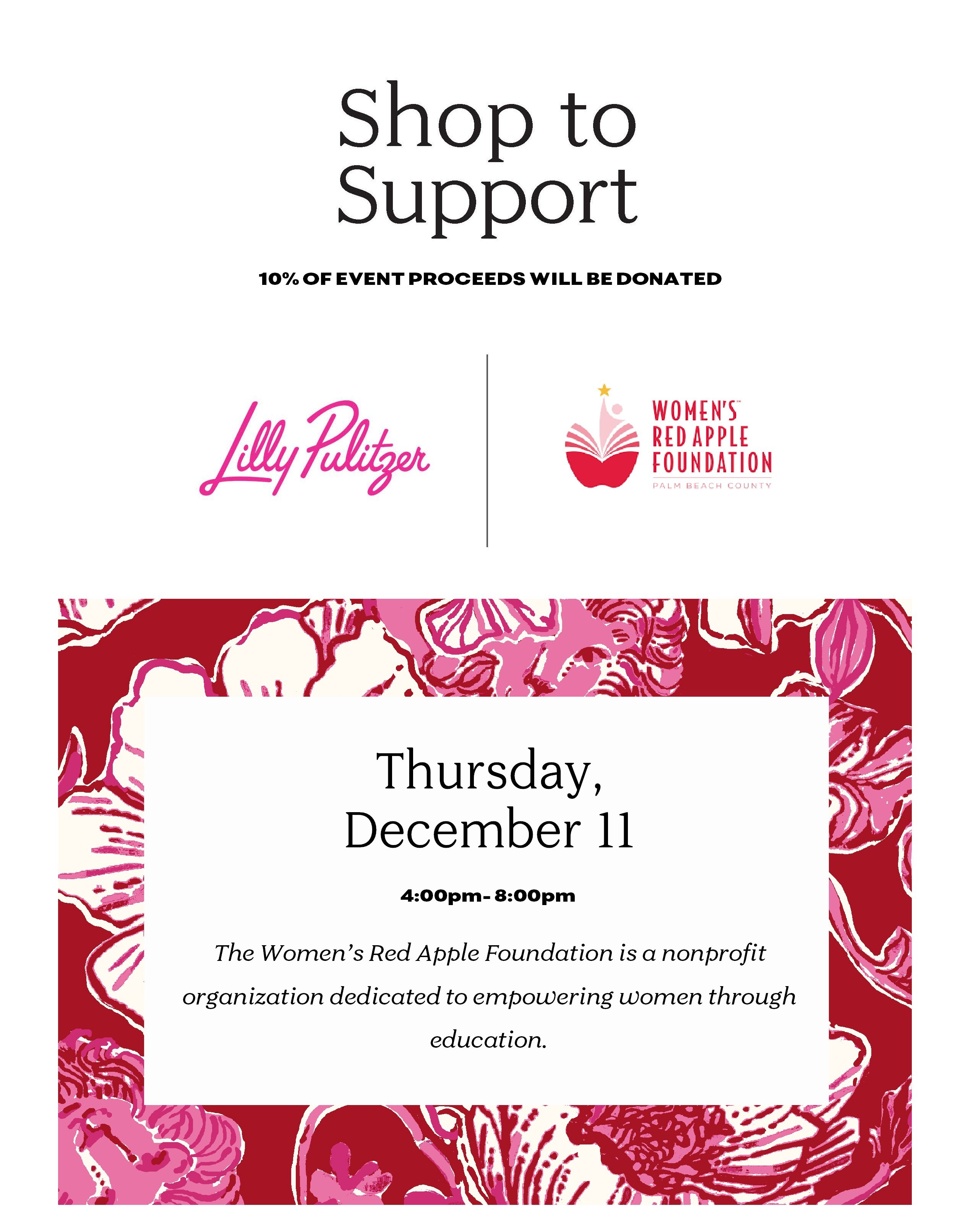 Shop to Support at Lilly Pulitzer