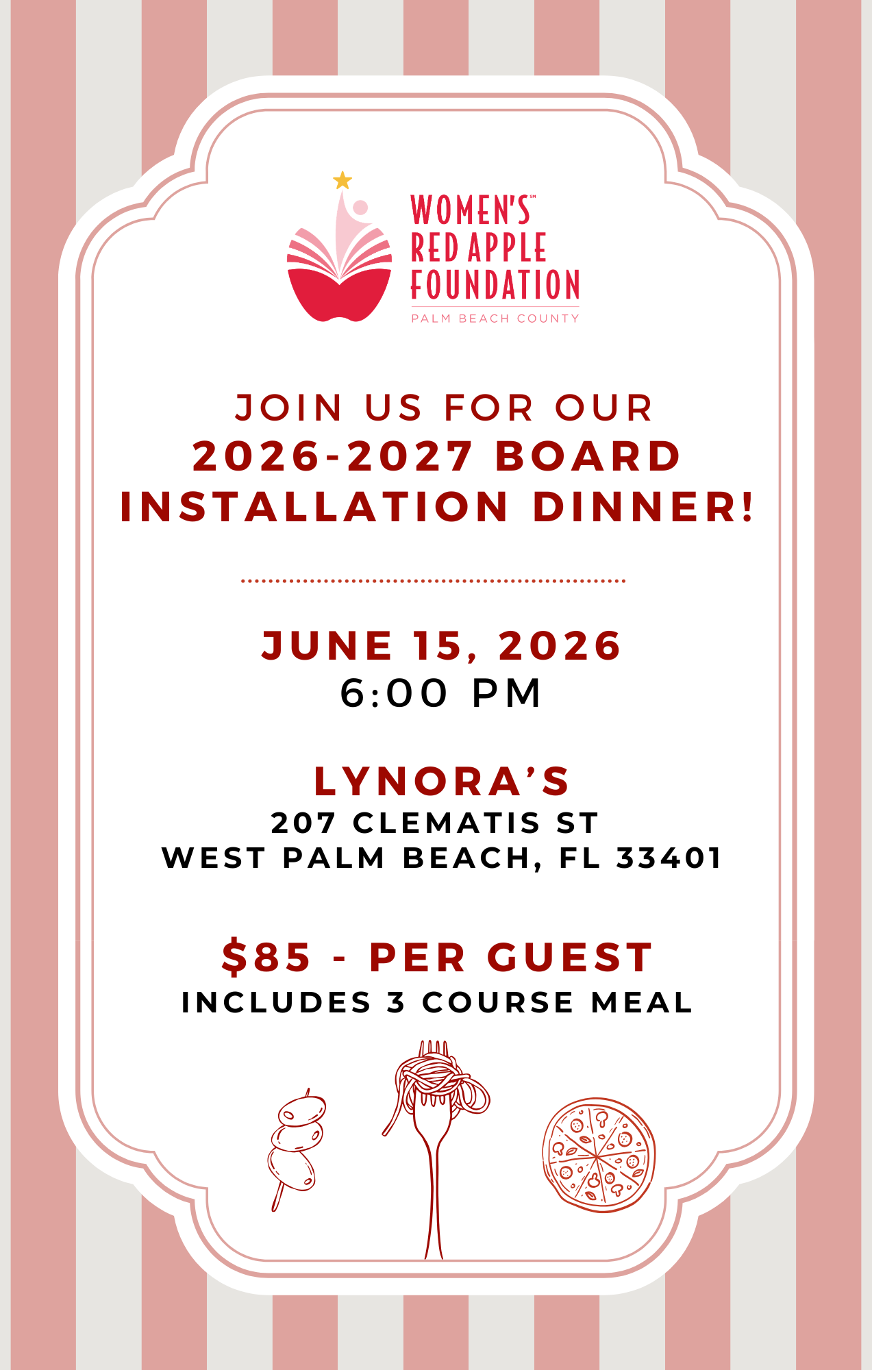 2026-2027 Board Installation Dinner