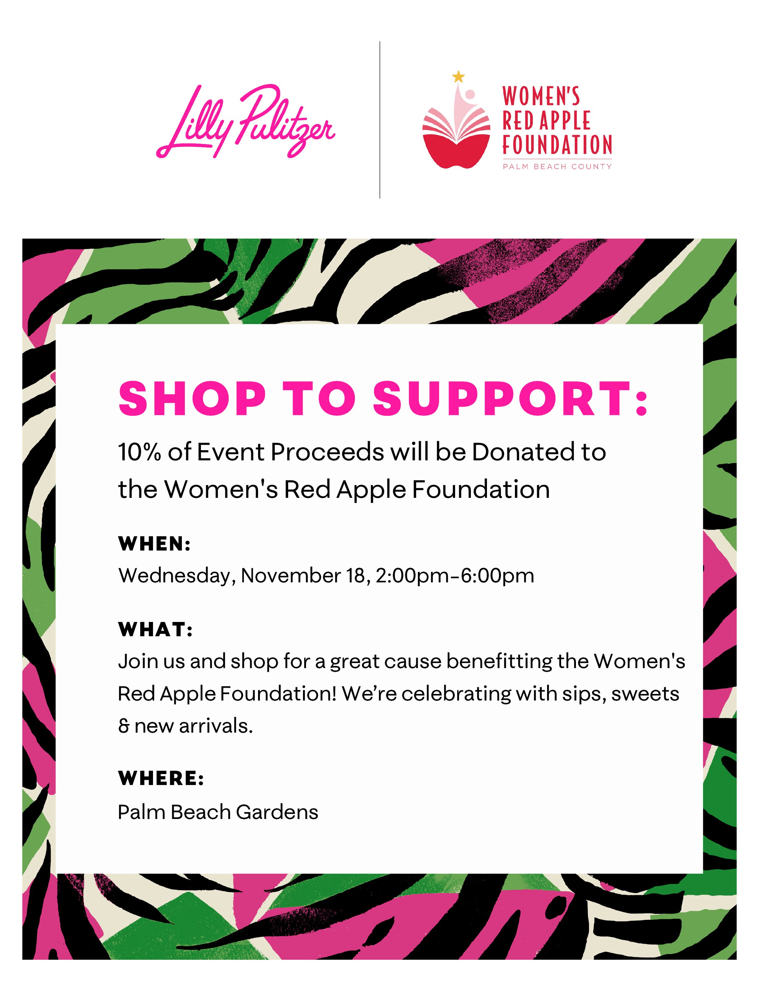 Shop to Support at Lilly Pulitzer