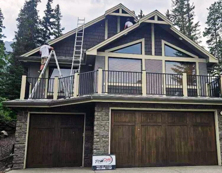 luxury house painting in Canmore