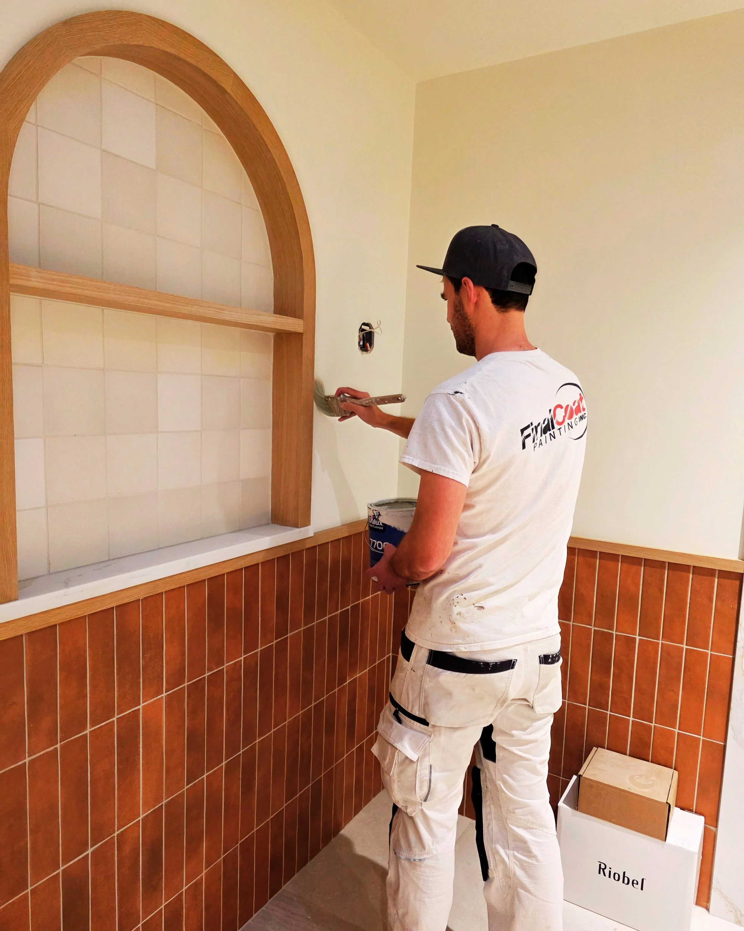 interior painting services wall in canmore