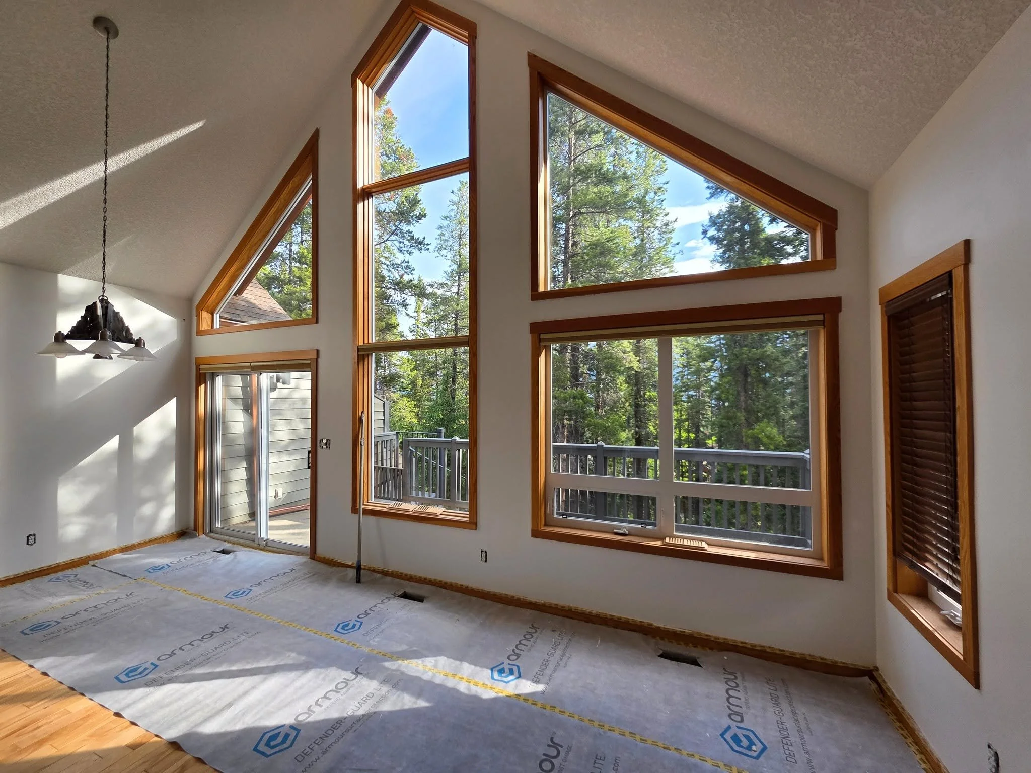 interior full repaint project, wilson way canmore AB