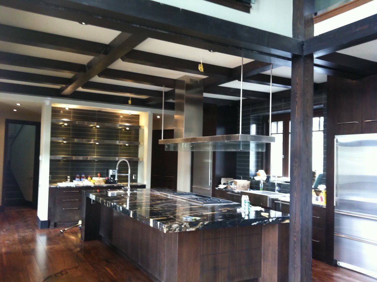 Interior painting experts in the Bow Valley creating smooth, long-lasting finishes for high-end homes.