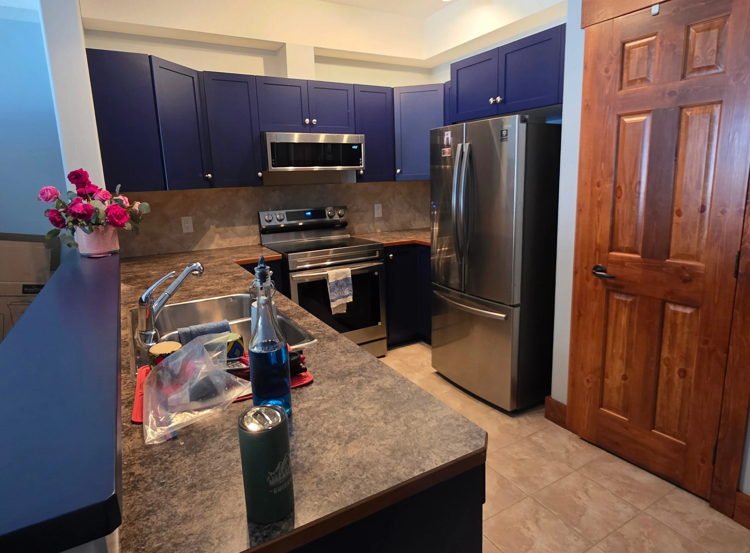 Cabinet painting in Canmore and Banff