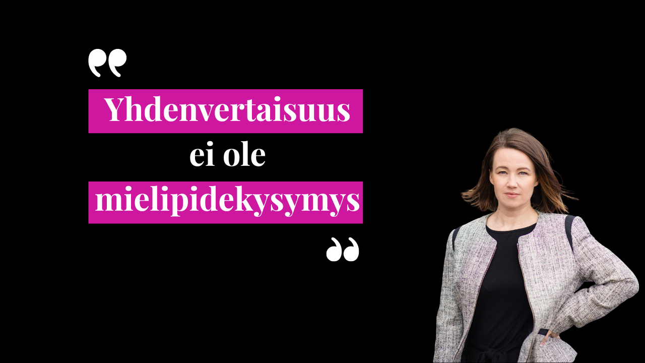 Puheenvuoro Vantaan toiminnallisesta tasa-arvo- ja yhdenvertaisuustyön suunnitelmasta