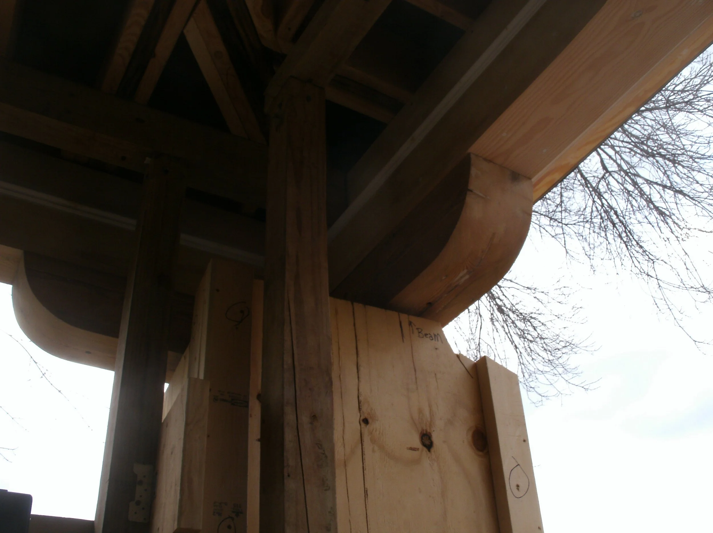 Mood lit view of the progress.