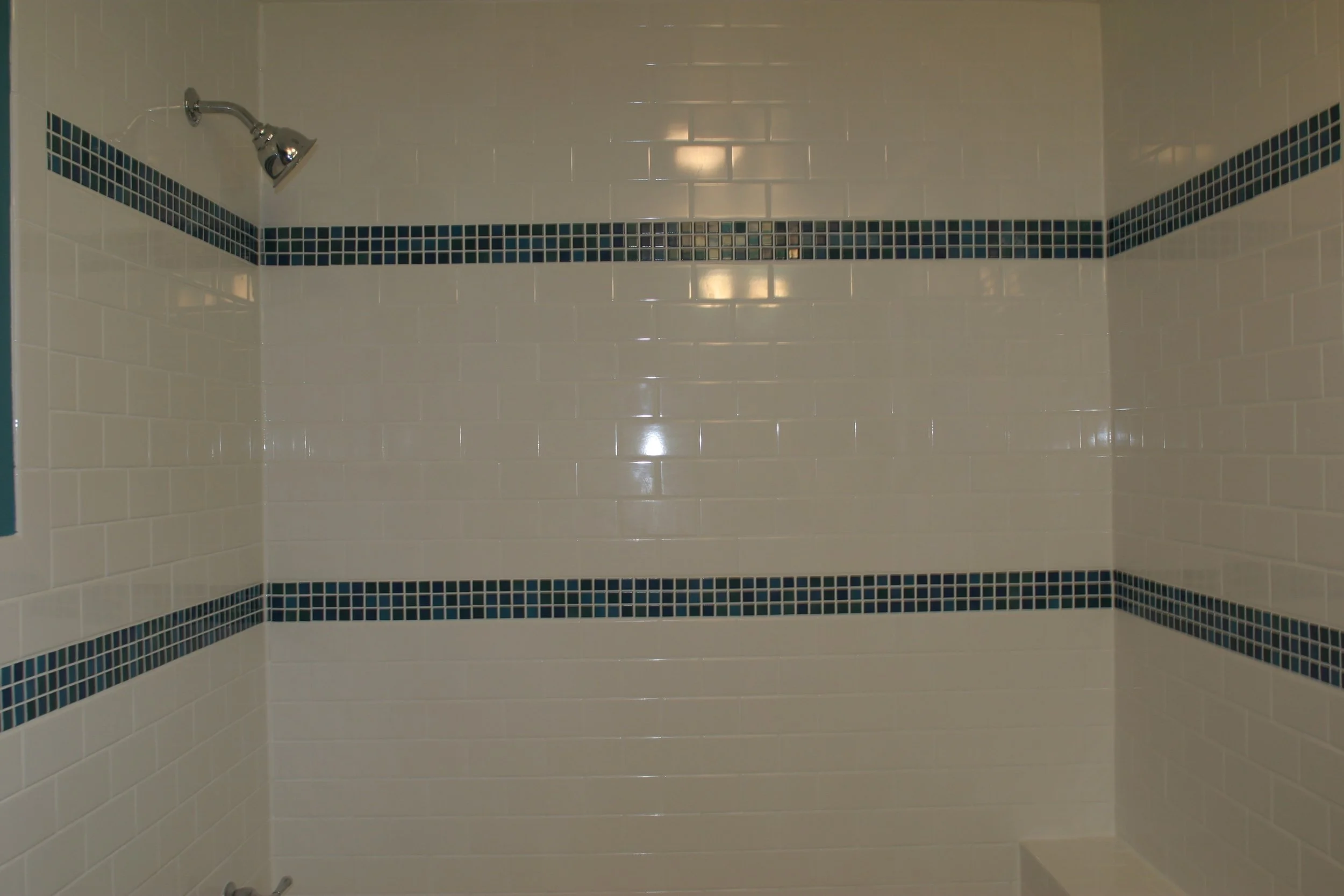 Sexy shower tile.