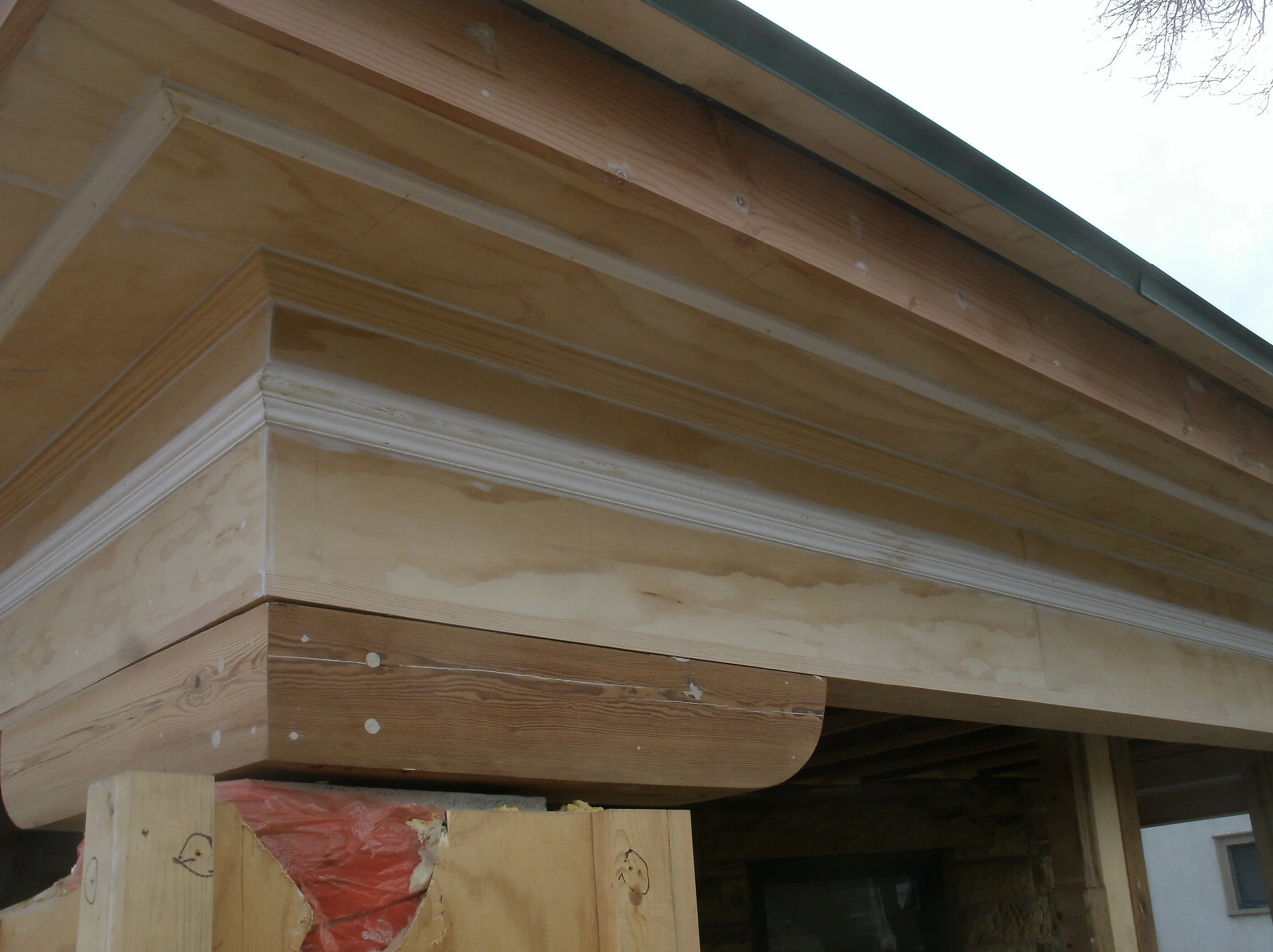 View from the east end of most of the components installed.