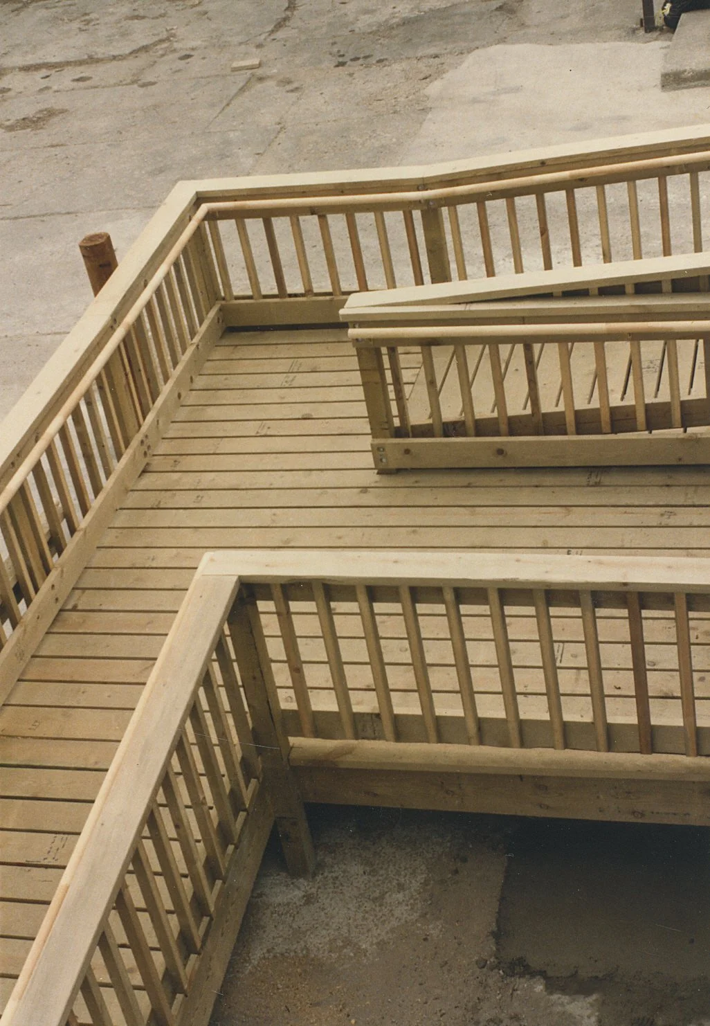 View of the first turn