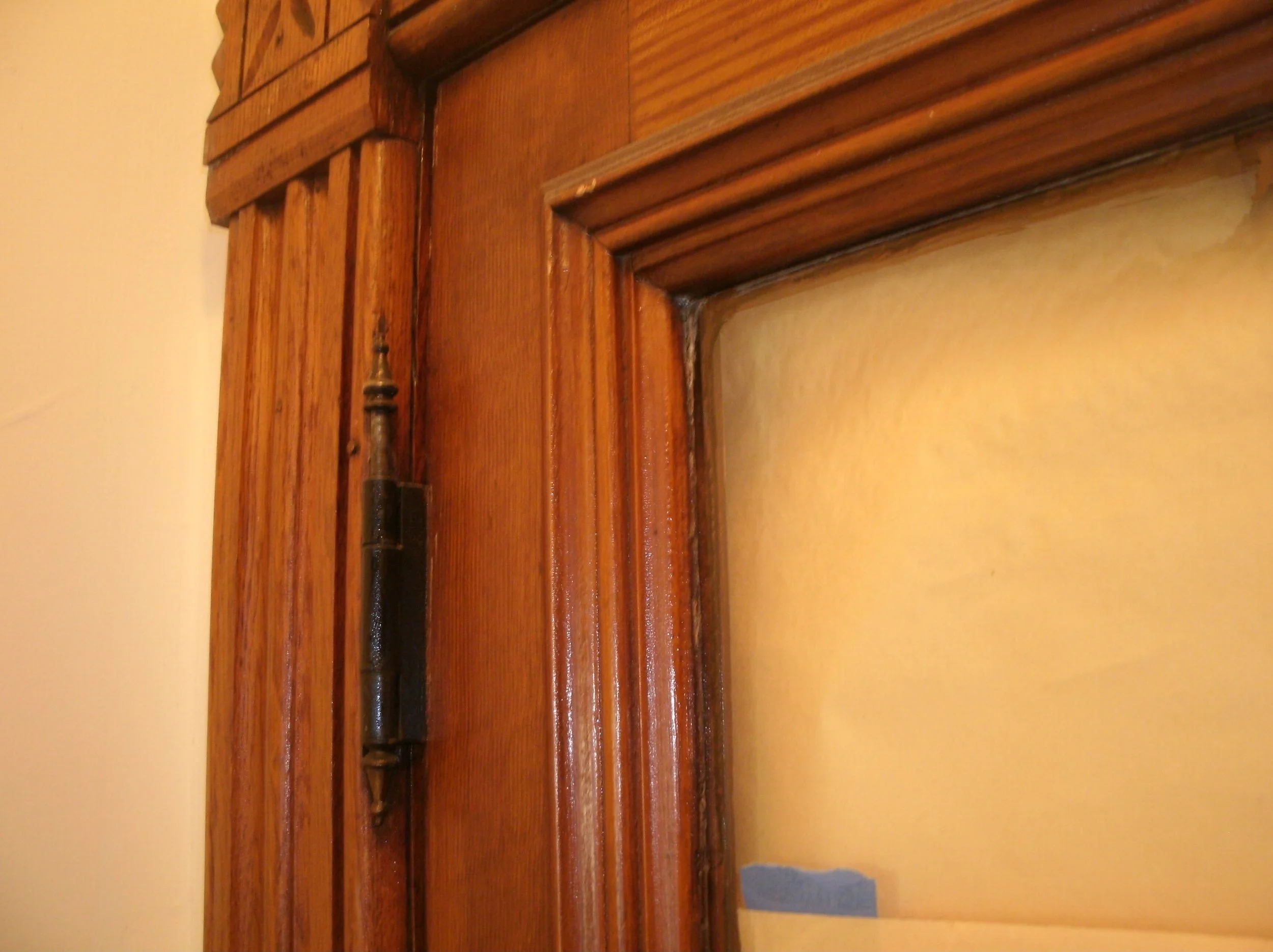 Another view of the old trim to be replicated