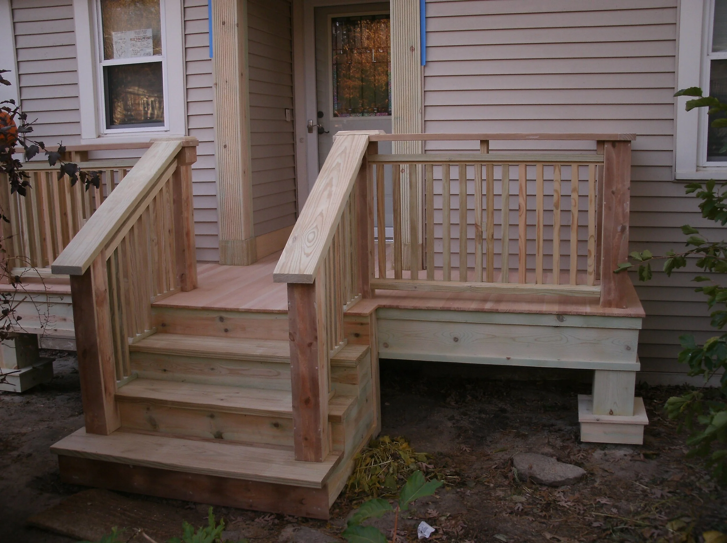 A nearly full front view