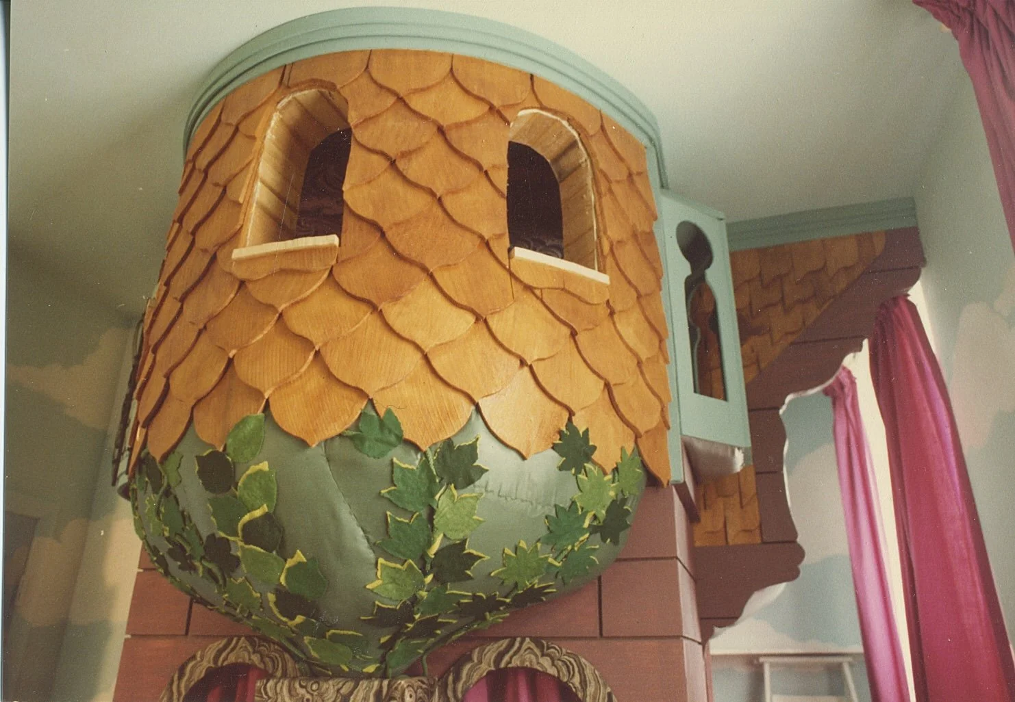 The ivy was just starting to grow.