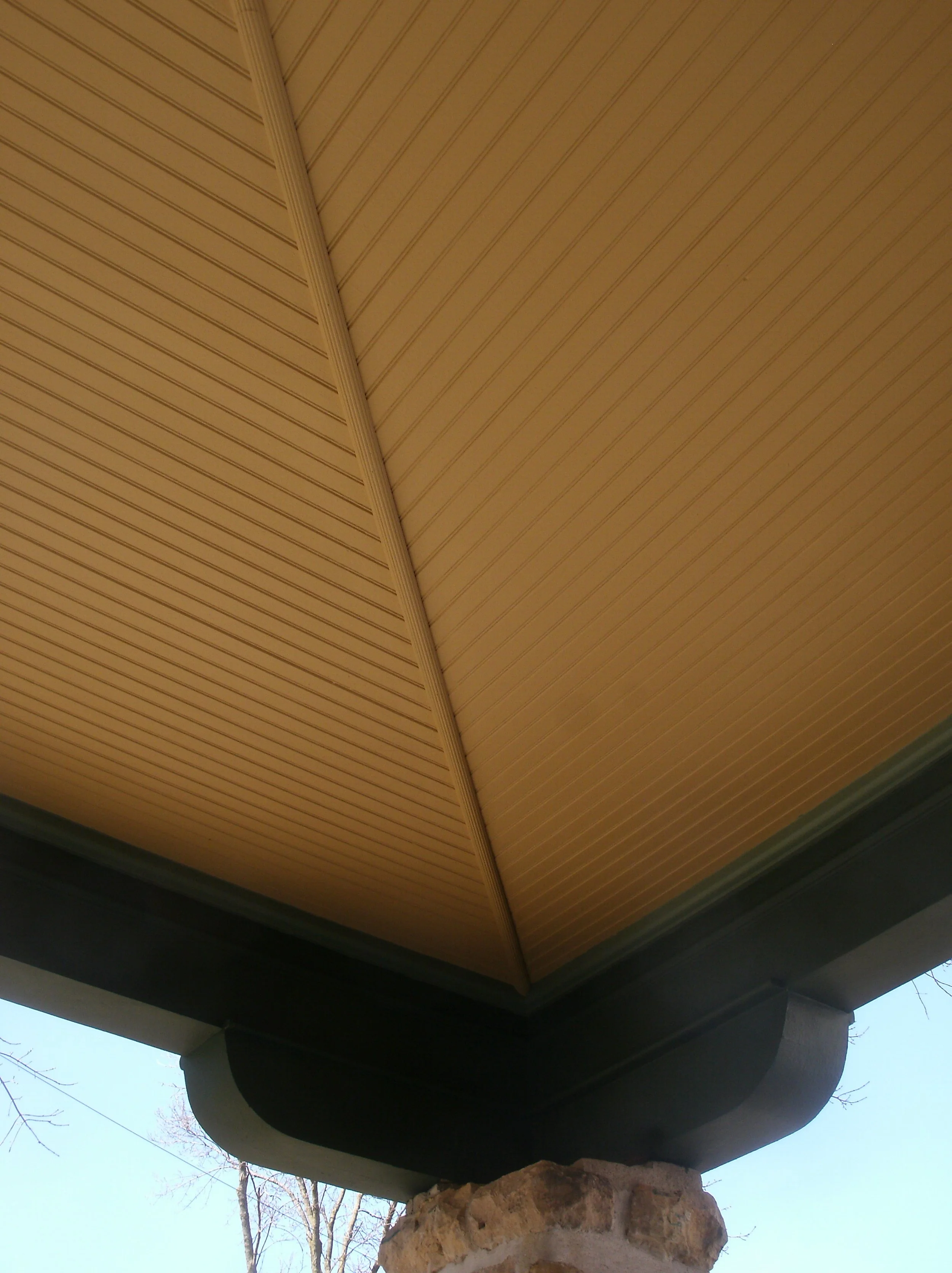 Another ceiling view painted.